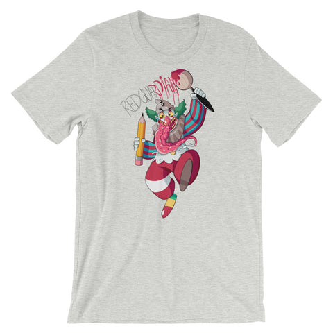 Dancing Clown Short-Sleeve Unisex T-Shirt - RedGuardian Art & Toys