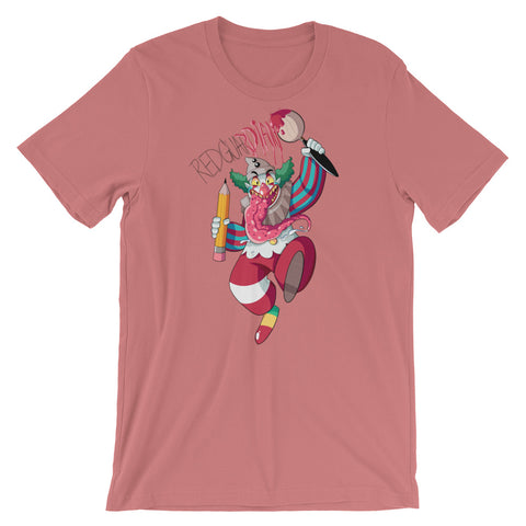 Dancing Clown Short-Sleeve Unisex T-Shirt - RedGuardian Art & Toys