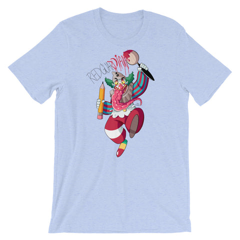 Dancing Clown Short-Sleeve Unisex T-Shirt - RedGuardian Art & Toys