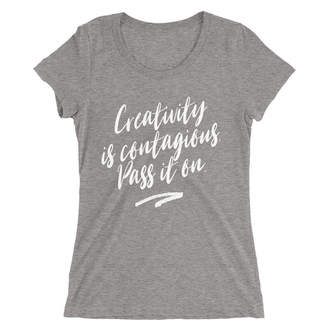 Creativity is ... Ladies' Short-Sleeve T-Shirt - RedGuardian Art & Toys