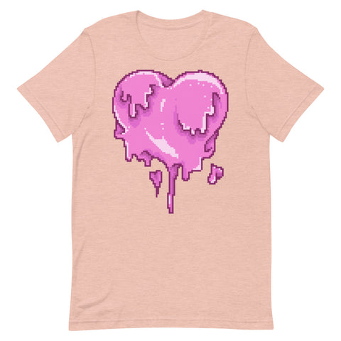 Melting Heart Short-Sleeve Unisex T-Shirt