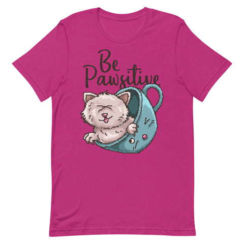 Be Pawsitive Short-Sleeve Unisex T-Shirt