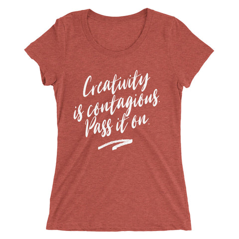 Creativity is ... Ladies' Short-Sleeve T-Shirt - RedGuardian Art & Toys