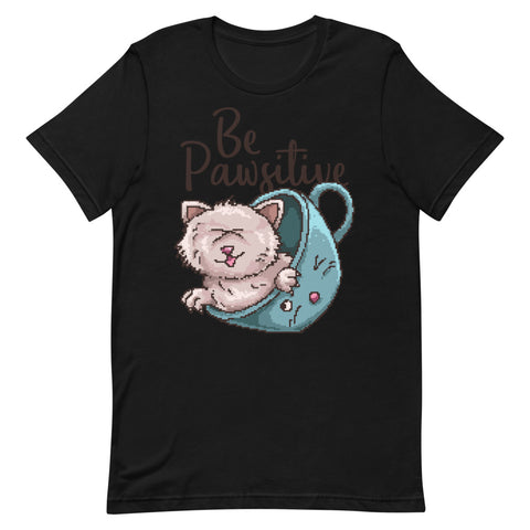 Be Pawsitive Short-Sleeve Unisex T-Shirt