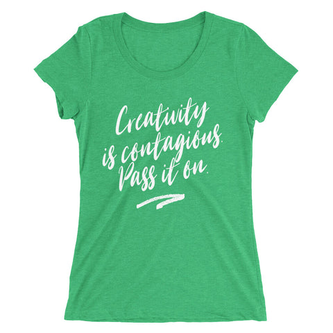 Creativity is ... Ladies' Short-Sleeve T-Shirt - RedGuardian Art & Toys