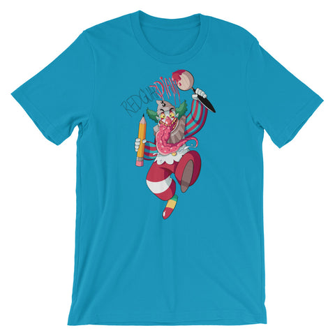 Dancing Clown Short-Sleeve Unisex T-Shirt - RedGuardian Art & Toys