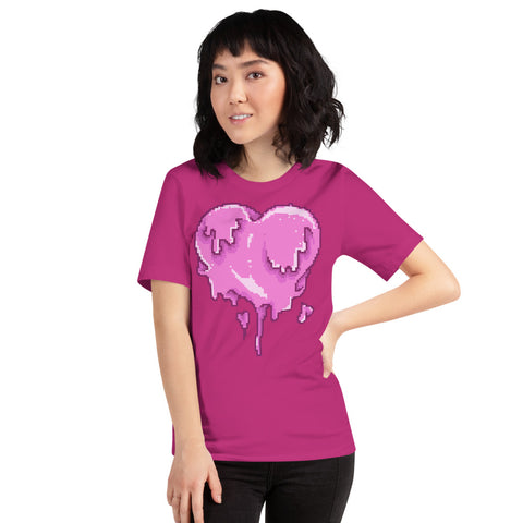 Melting Heart Short-Sleeve Unisex T-Shirt