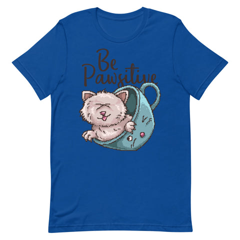 Be Pawsitive Short-Sleeve Unisex T-Shirt