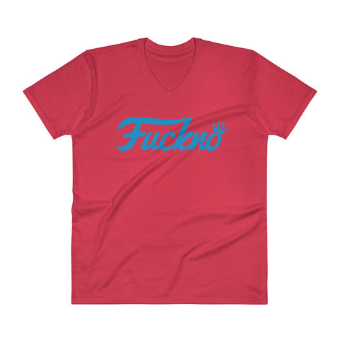 'fuck no' to Funko V-Neck T-Shirt - RedGuardian Art & Toys