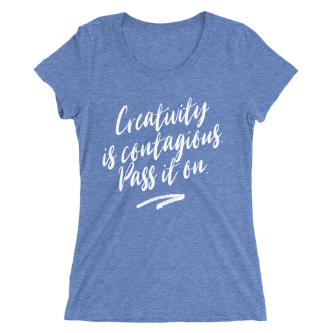 Creativity is ... Ladies' Short-Sleeve T-Shirt - RedGuardian Art & Toys