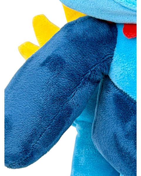 RedGuardian Knav Plush, a 16.5-inch collectible featuring blue plush fabric, yellow spikes, and a red accent.