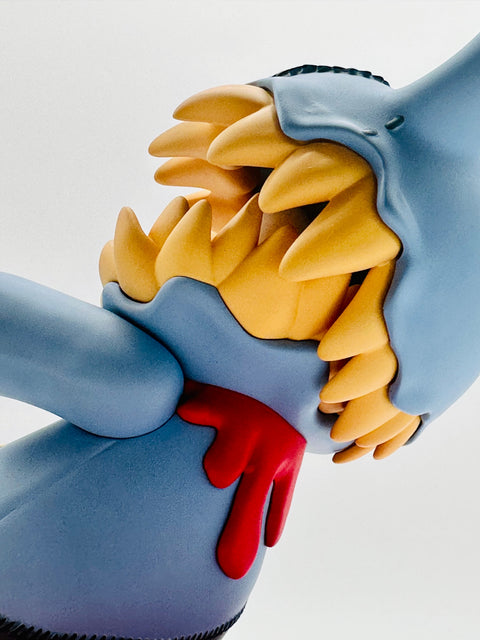 RedGuardian Knav Laughing at You limited edition hand-painted resin figure with sharp teeth and red dripping detail.