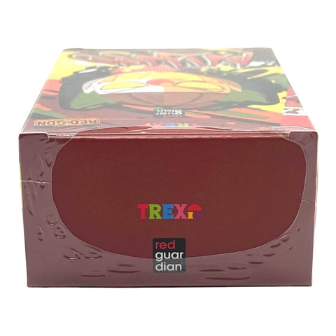 RedGuardian x Trexii collaboration vinyl toy box featuring the Payaso character. Red box with colorful Trexii logo and RedGuardian logo.