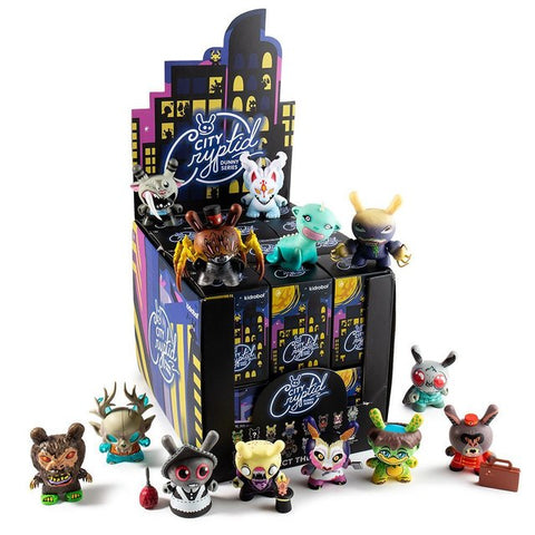 Kidrobot City Cryptid Dunny Series Mini-Figures Kidrobot Sealed 24pcs Box - RedGuardian Art & Toys