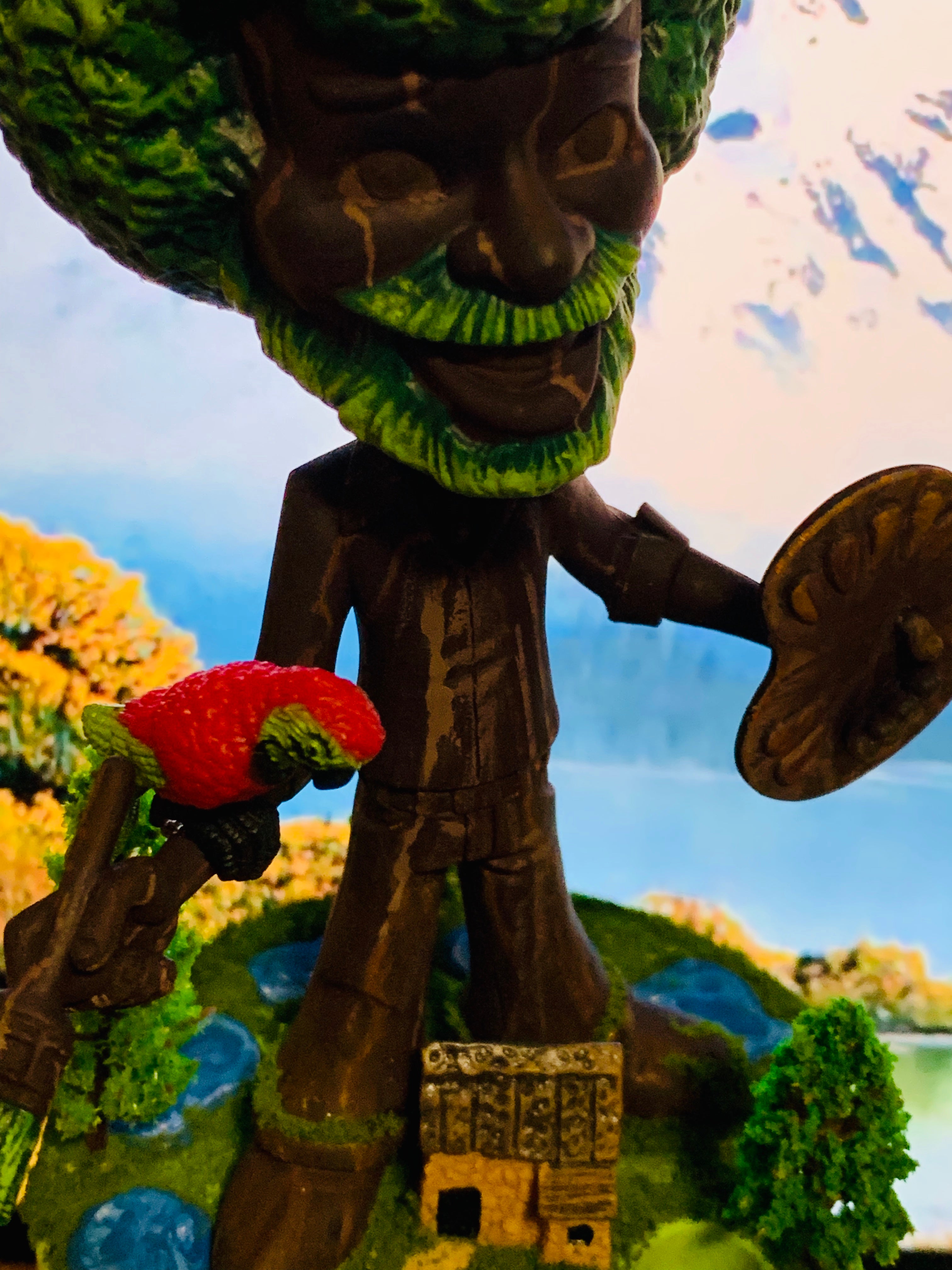 Bob Ross : Happy Trees Model - RedGuardian Art & Toys