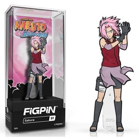 Naruto Shippuden Sakura (#91) FiGPiN Enamel Pin - RedGuardian Art & Toys
