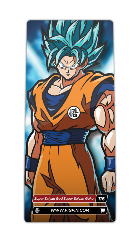 Dragon Ball FighterZ Super Saiyan God Super Saiyan Goku #116 FiGPiN Enamel Pin - RedGuardian Art & Toys