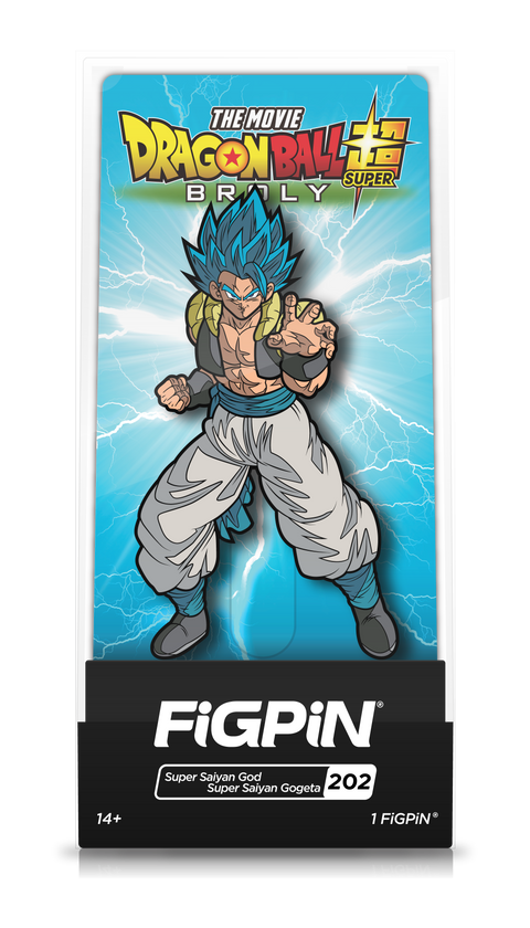 Dragon Ball Super: Super Saiyan God Super Saiyan Gogeta (#202) FiGPiN Enamel Pin - RedGuardian Art & Toys