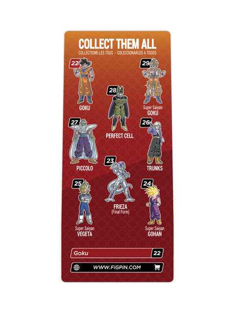Dragon Ball Goku #22 FiGPiN Enamel Pin - RedGuardian Art & Toys