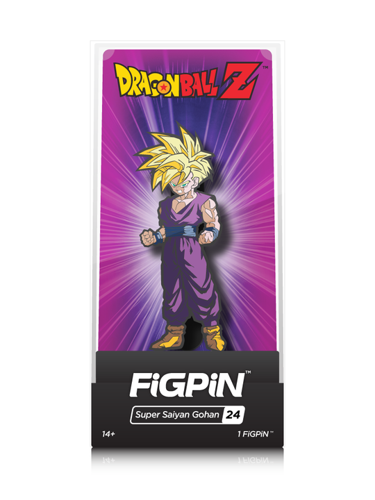 Dragon Ball Super Saiyan Gohan #24 FiGPiN Enamel Pin - RedGuardian Art & Toys