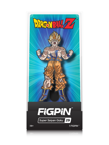 Dragon Ball Super Saiyan Goku #29 FiGPiN Enamel Pin - RedGuardian Art & Toys