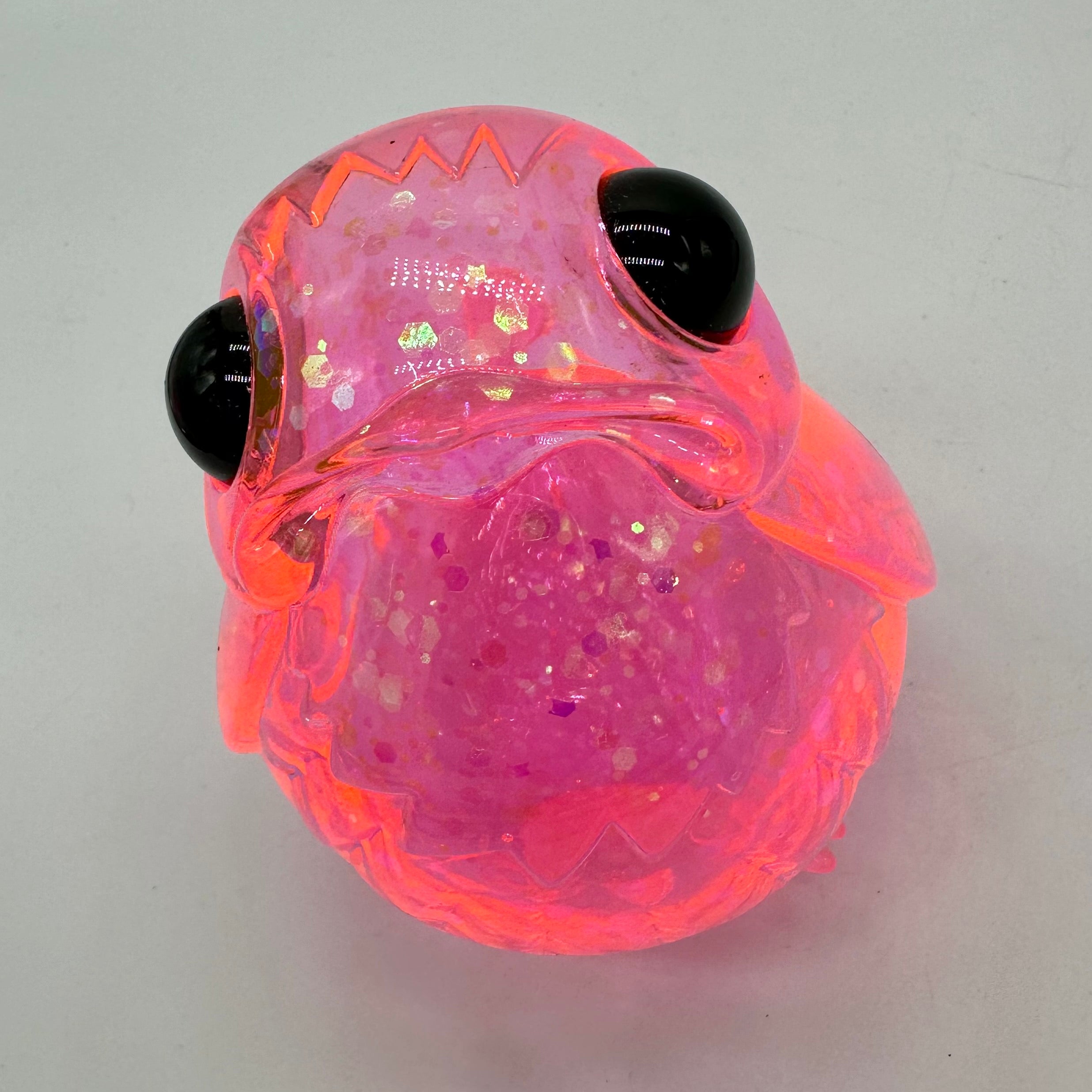 PI – Clear Pink Holo Flakes Jumbo Robin by Muffinman