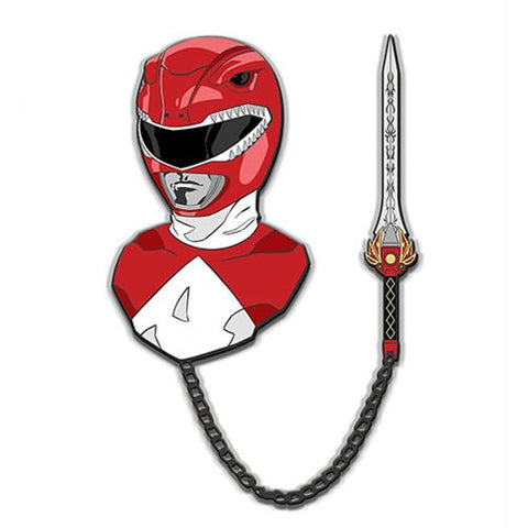 Mighty Morphin Power Rangers Red Ranger Lapel Pin Set - RedGuardian Art & Toys