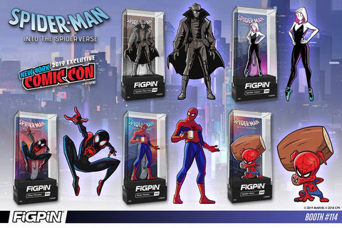 Spider-Man: Into the Spider-Verse FiGPiN Collection at NYCC - RedGuardian Art & Toys