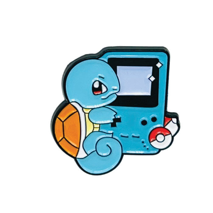Squirtle Pokemon Gameboy Hugz Enamel Pin