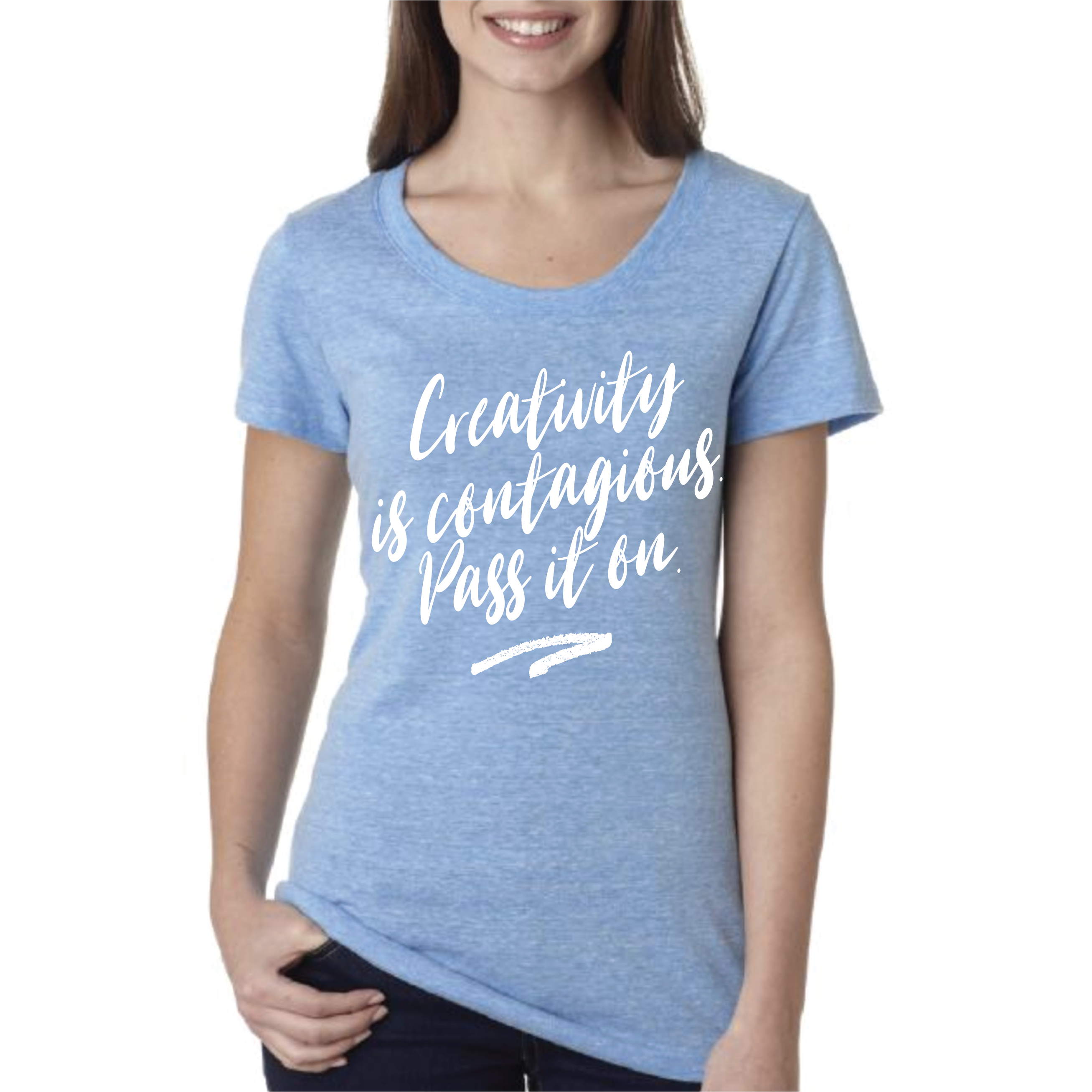 Creativity is ... Ladies' Short-Sleeve T-Shirt - RedGuardian Art & Toys