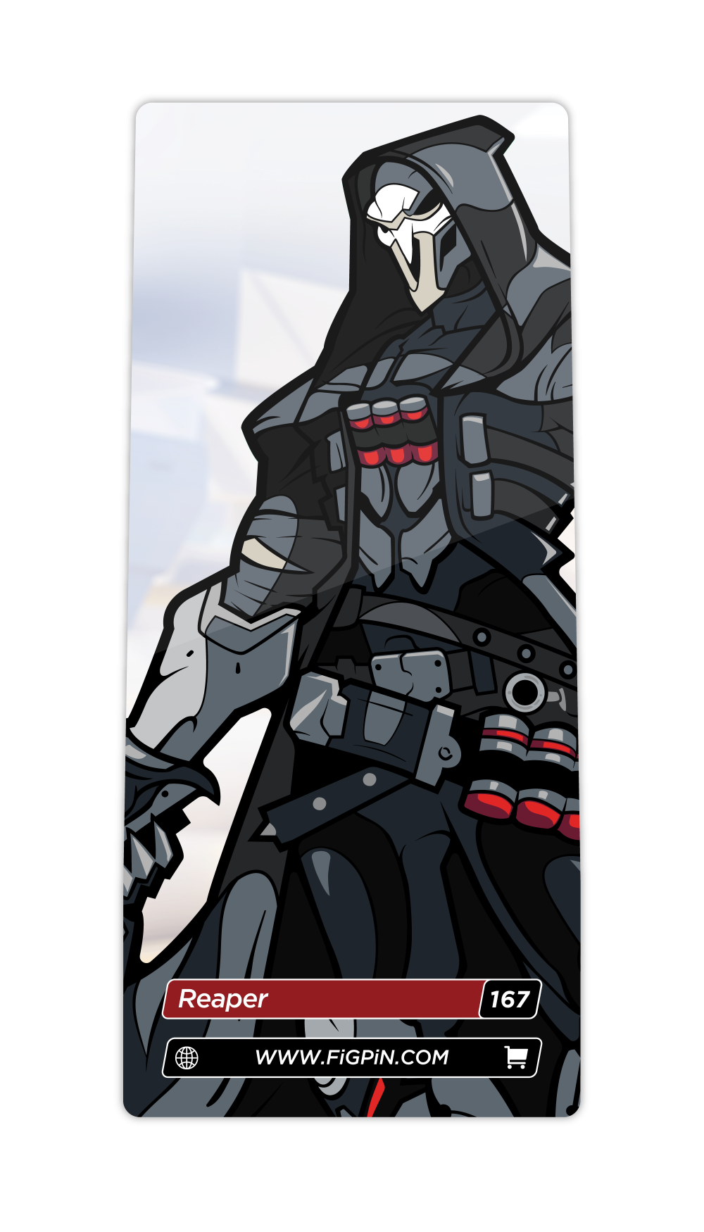 Overwatch Reaper #167 FiGPiN Enamel Pin - RedGuardian Art & Toys