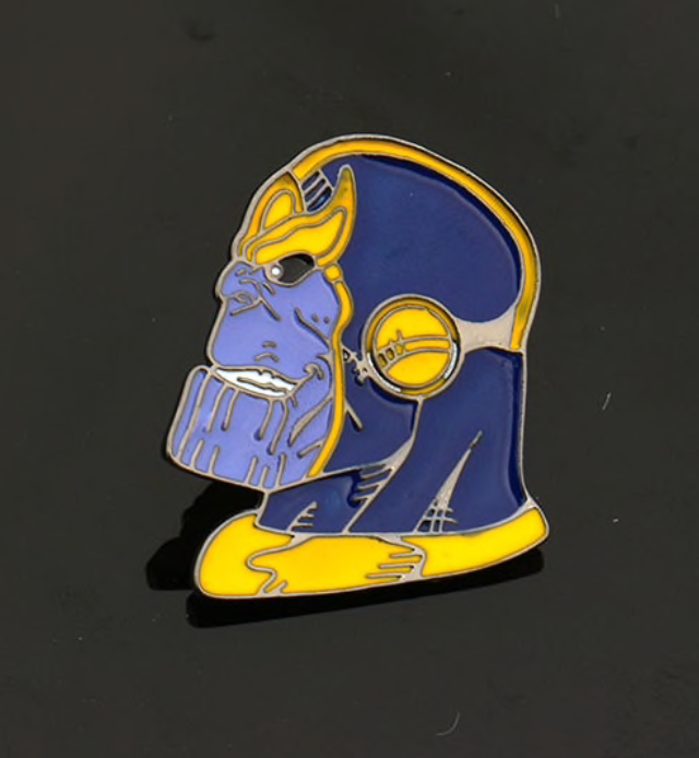 Thanos Head Pin - RedGuardian Art & Toys
