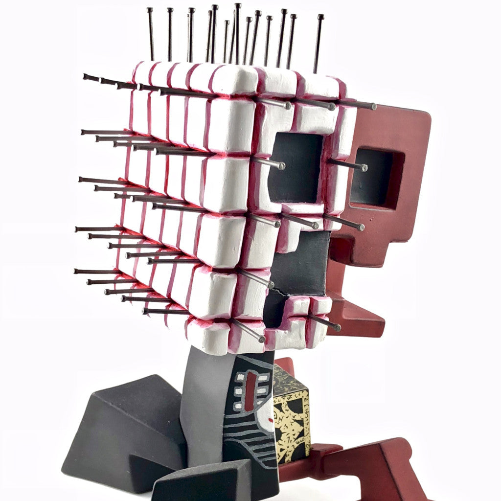 Minecraft Creeper x Hellraiser Sculpt - RedGuardian Art & Toys