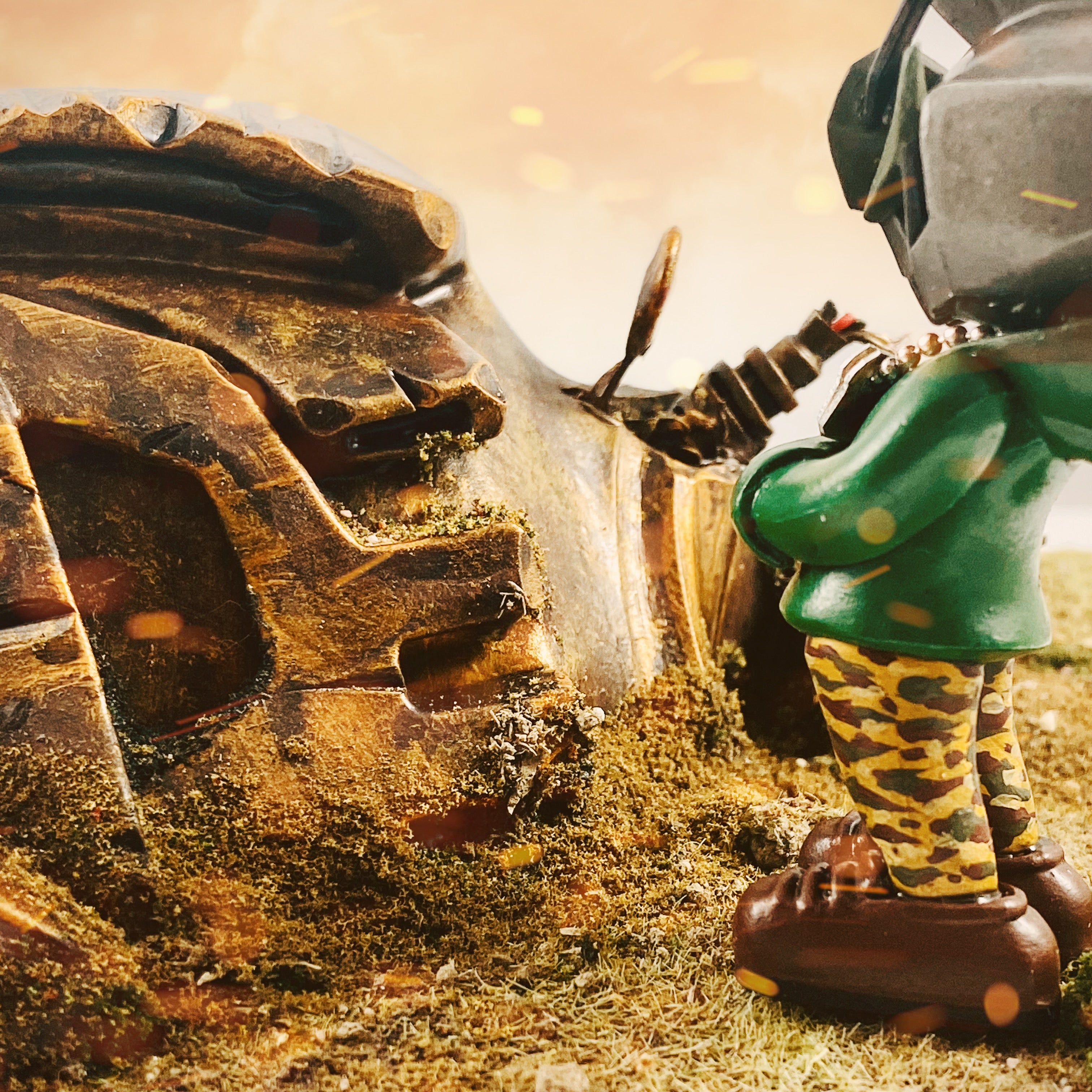Land of the Titans - Custom Art Piece - RedGuardian Art & Toys