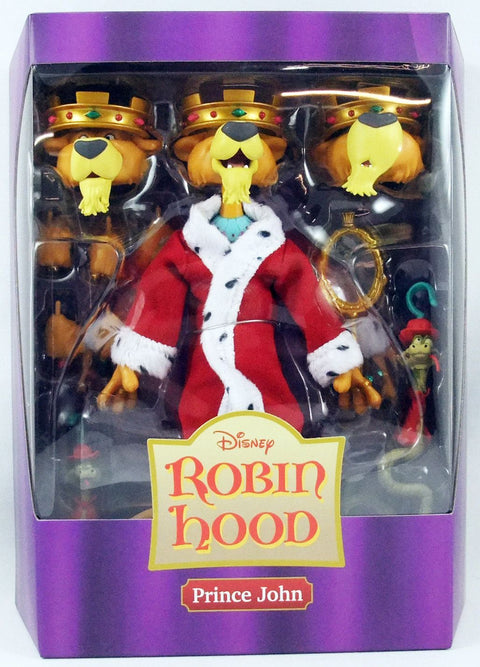 Disney Ultimates Robin Hood Prince John with Sir Hiss Action Figure