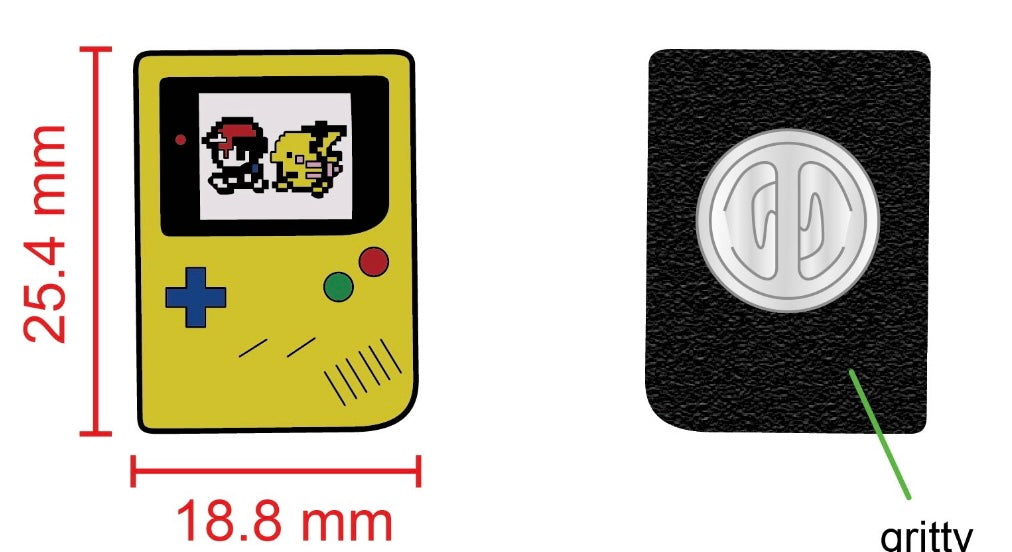 Pokemon Gameboy Enamel Pin