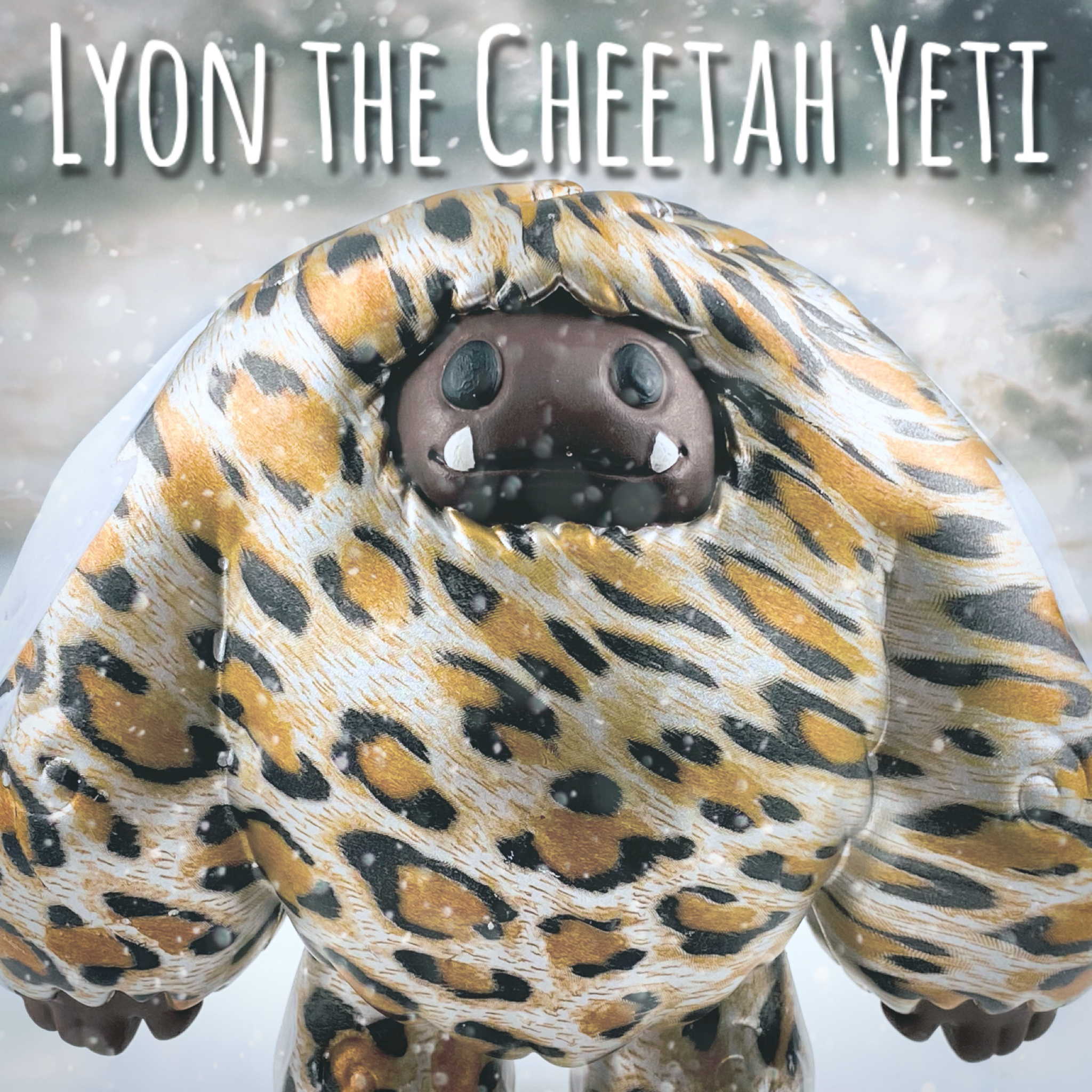 Lyon the Cheetah Yeti : Chomp 1/1 Custom || Raffle