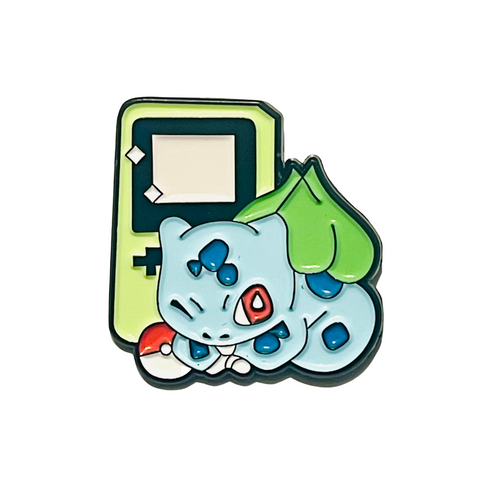 Bulbasaur Pokemon Gameboy Hugz Enamel Pin