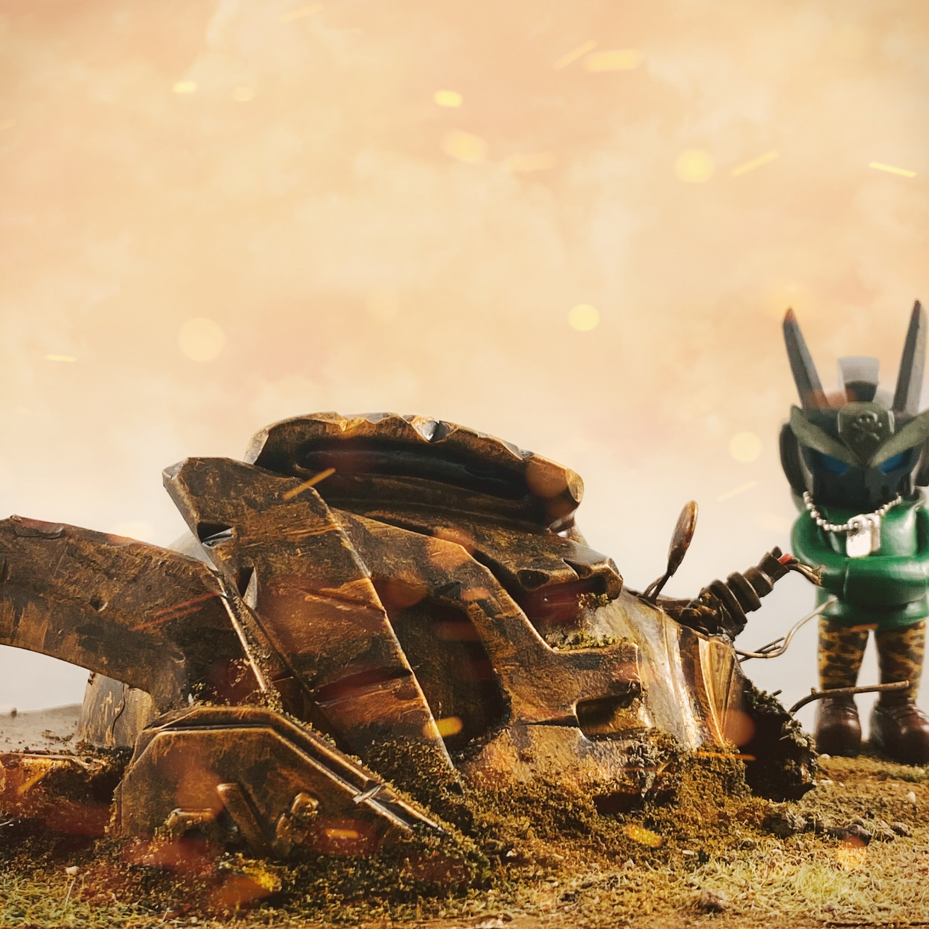Land of the Titans - Custom Art Piece - RedGuardian Art & Toys