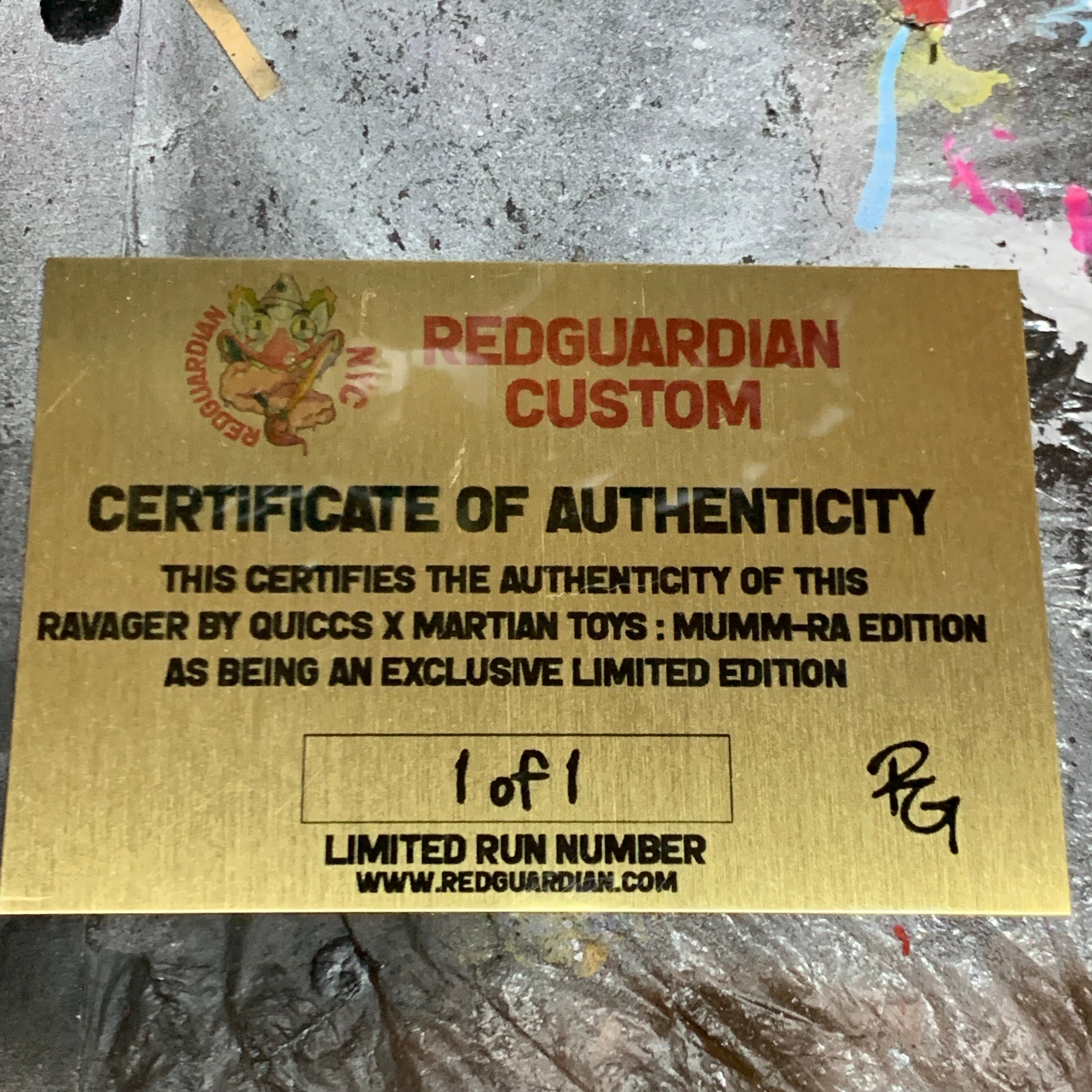 Ravager : Mumm-Ra Edition - RedGuardian Art & Toys