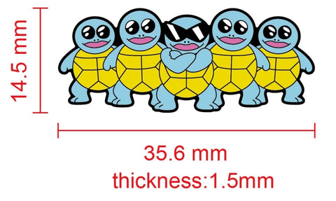 The Squirtle Squad Enamel Pin