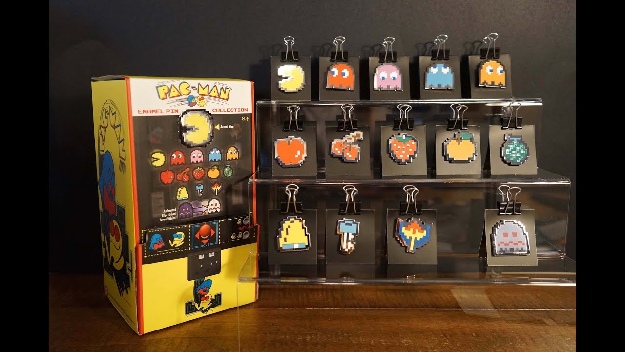 Pac-Man 8-Bit Enamel Pin Collection - RedGuardian Art & Toys