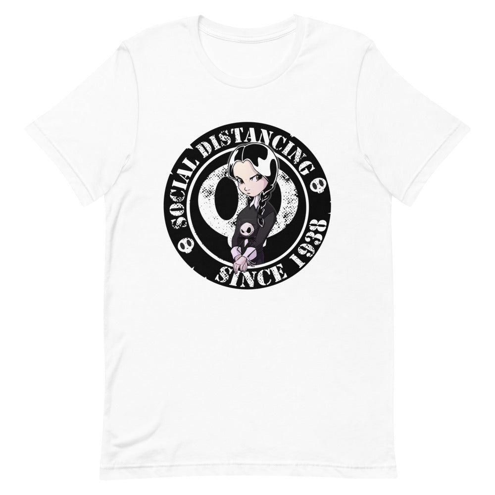 Social Distancing : Addams Family Wednesday Short-Sleeve Unisex T-Shirt
