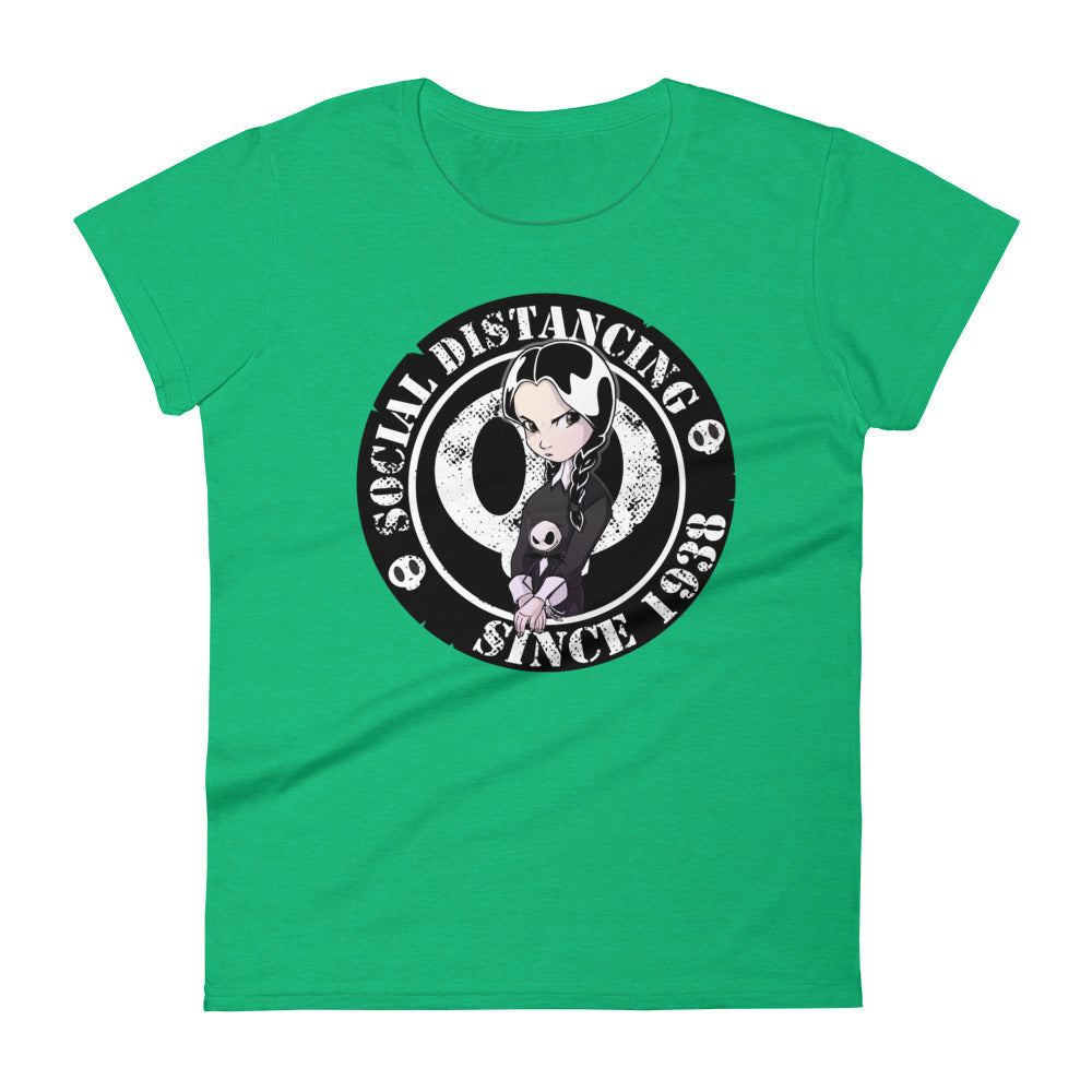 Social Distancing : Addams Family Wednesday Women's short sleeve t-shirt