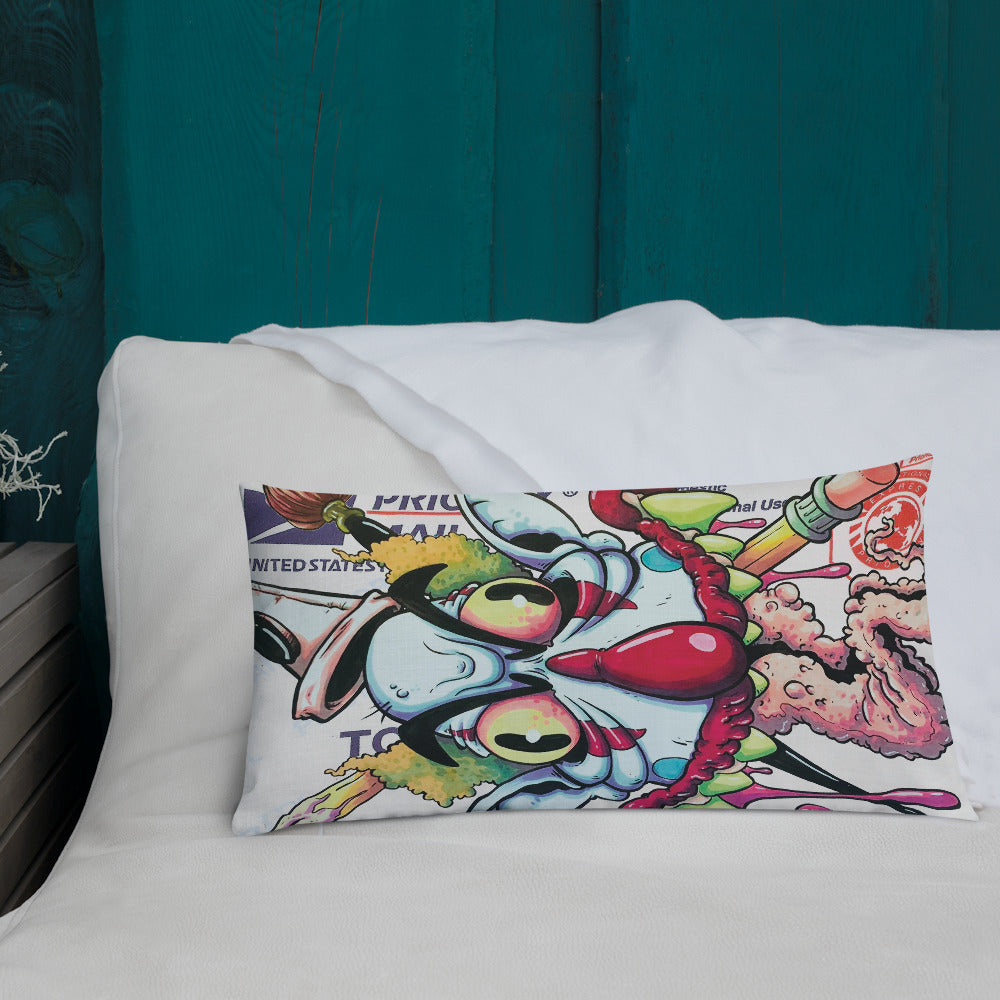 USPS Slap Premium Pillow - RedGuardian Art & Toys