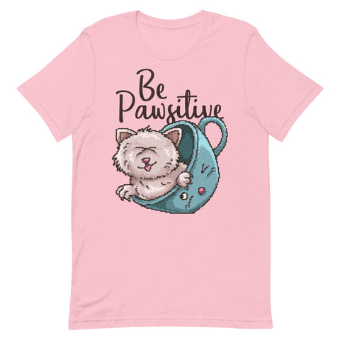 Be Pawsitive Short-Sleeve Unisex T-Shirt