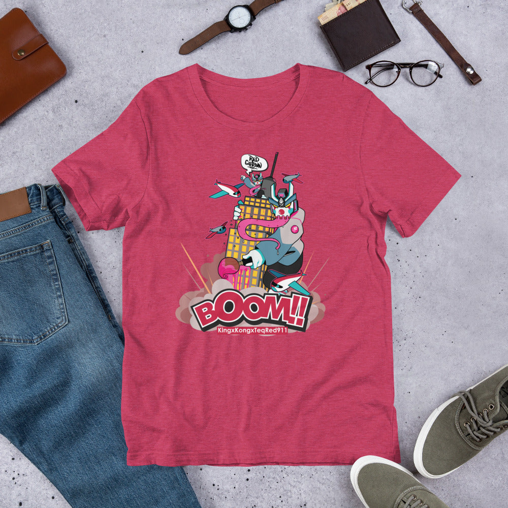KingxKongxTeqRed911 Kaiju Short-Sleeve Unisex T-Shirt - RedGuardian Art & Toys