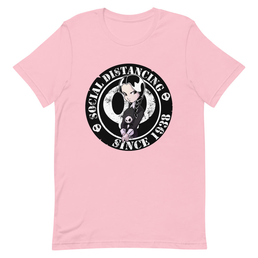 Social Distancing : Addams Family Wednesday Short-Sleeve Unisex T-Shirt